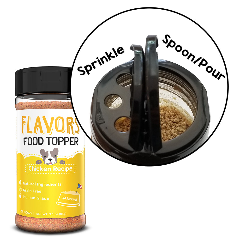 FLAVORS Food Toppers for Picky Dogs and Cats