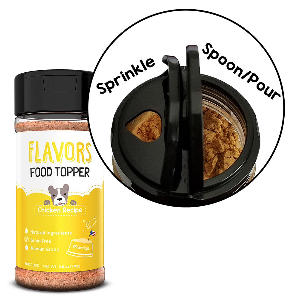 FLAVORS Dog Food Toppers and Treat Mix For Pets