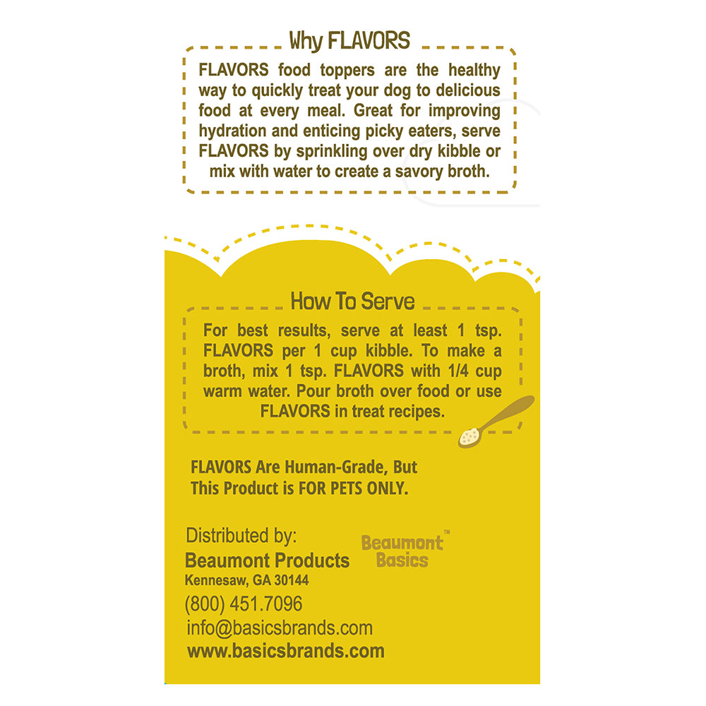 FLAVORS Dog Food Toppers and Treat Mix For Pets