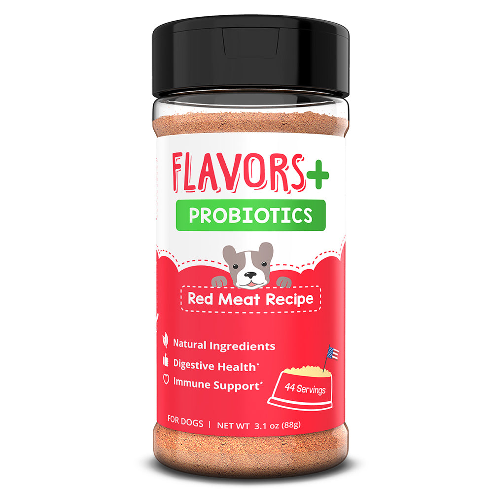 FLAVORS + Probiotics Food Topper for Dogs (44 Servings)