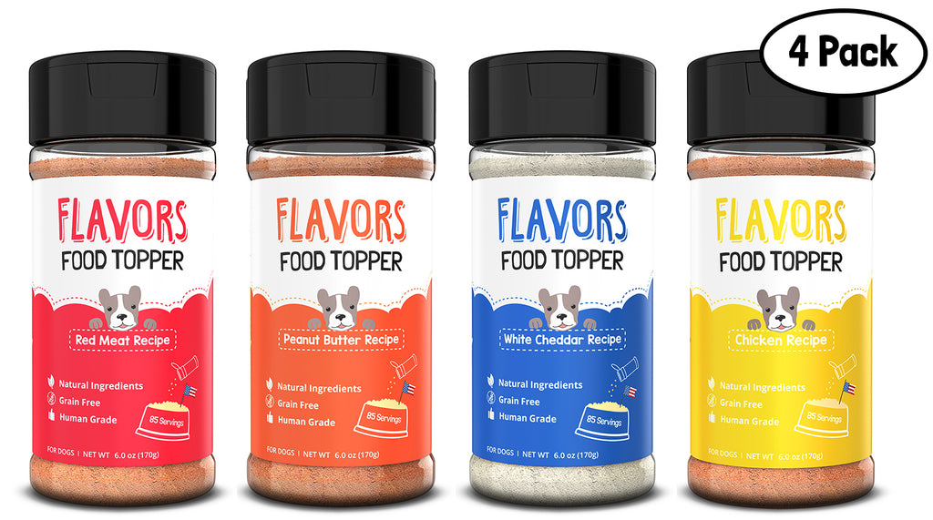 FLAVORS Dog Food Toppers and Treat Mix For Pets