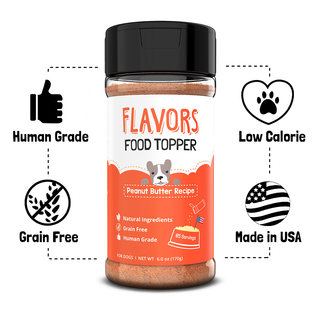 FLAVORS Dog Food Toppers and Treat Mix For Pets