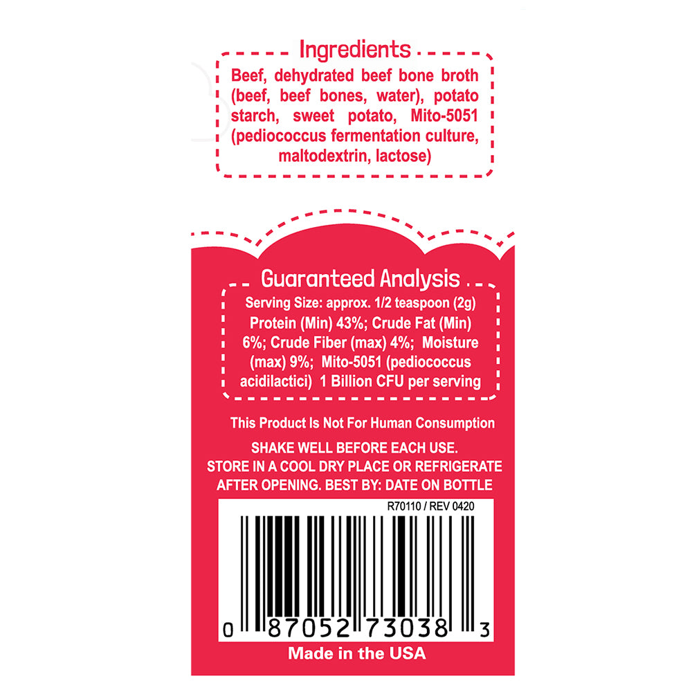 FLAVORS + Probiotics Food Topper for Dogs (44 Servings)