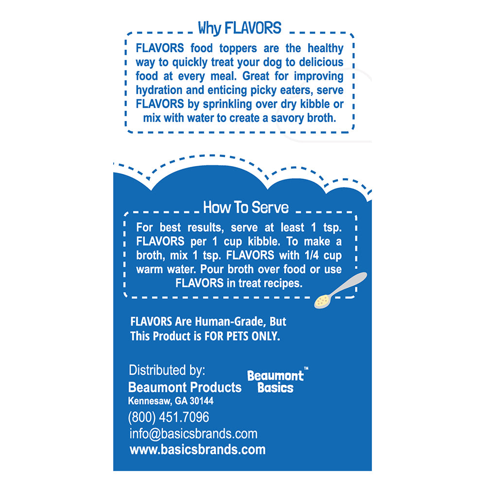 FLAVORS Dog Food Toppers and Treat Mix For Pets